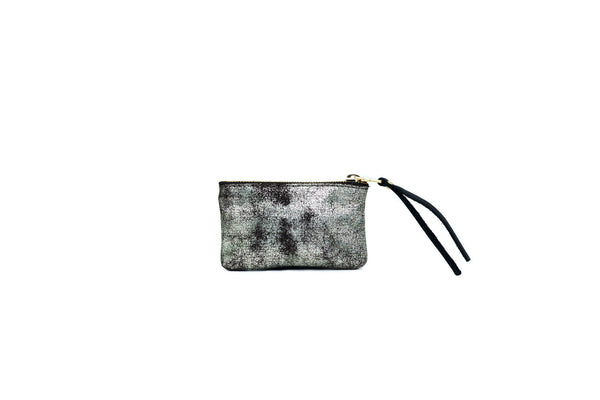 Leather Pouch, in Gunmetal